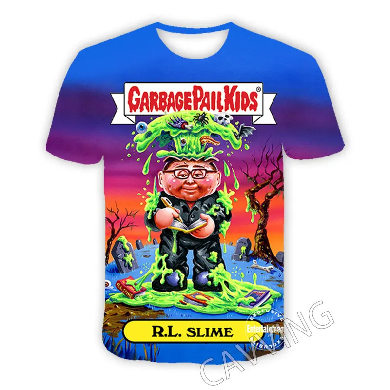 CAVVING 3D Printed  Garbage Pail Kids  Casual T-shirts  Hip Hop T Shirts Harajuku Styles Tops Clothing for Men/women  T01