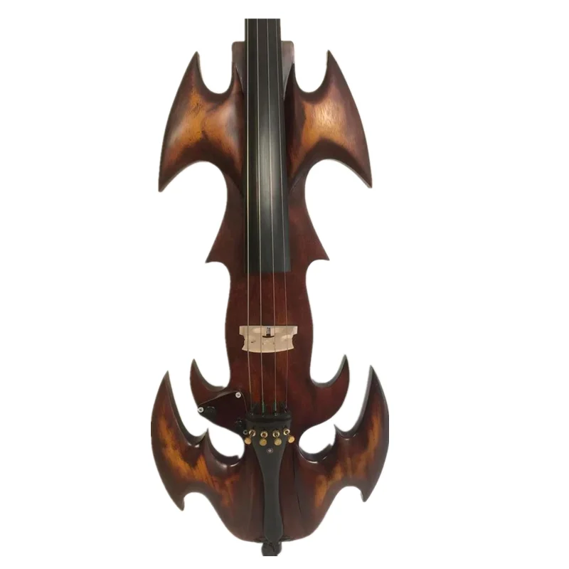 Nice model fancy Crazy-1 art streamline carving dragon 4/4 electric cello #9734