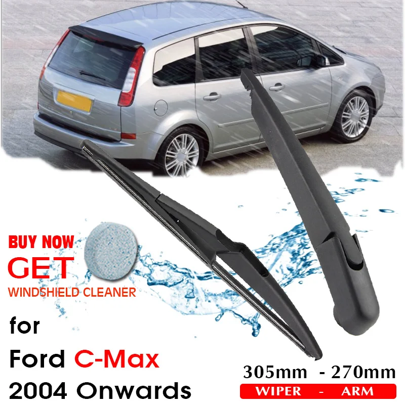 Car Wiper Blade Rear Back Window Windscreen Windshield Wipers Auto Accessories For Ford C-Max Hatchback 305mm 2004 Onwards