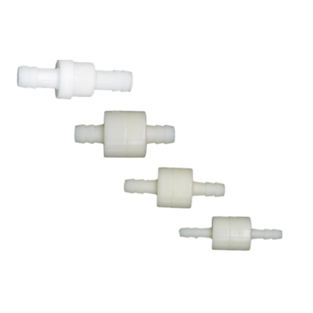 1PC New Plastic One-Way 4/6/8/10/12 Non-Return Water Inline Fluids Check Valves for Fuel Gas Liquid