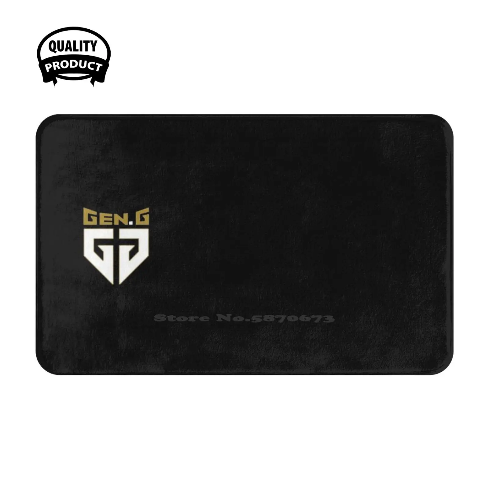 Gen G Gold Logo Soft Cushion Home Carpet Door Mat Car Rug Gen G Geng Team Esports Worlds Cs Go 2K Counter Strike 2 Cwl Ksv