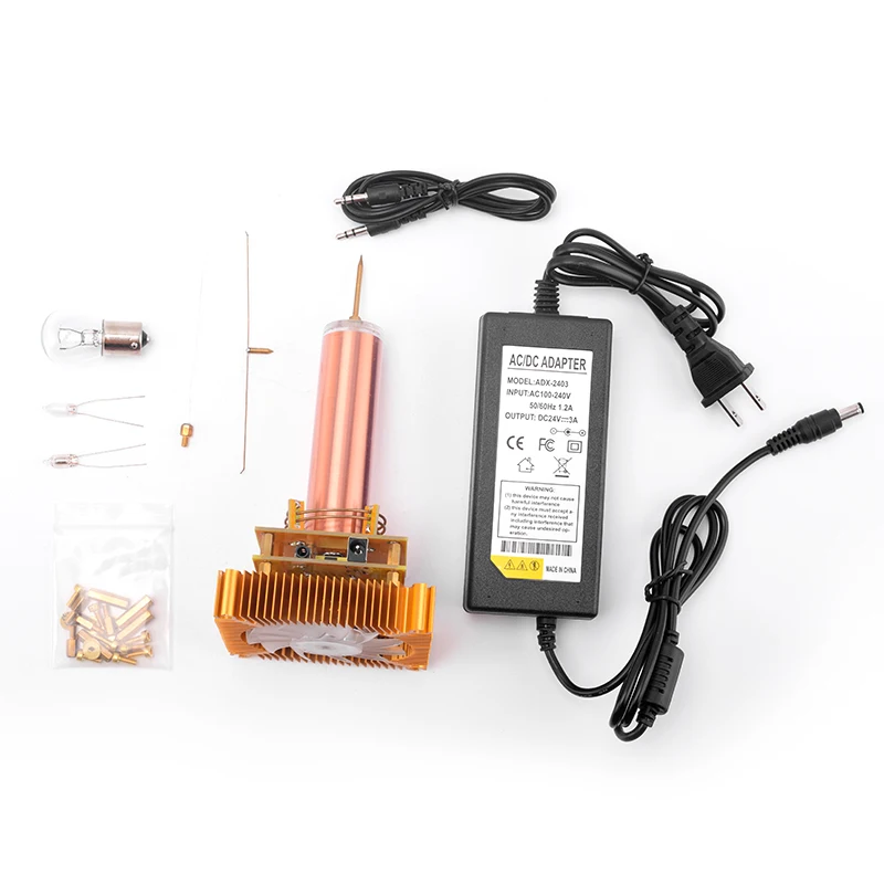 

Music Tesla Coil Module Arc Plasma Loudspeaker Wireless Transmission Experiment Desktop Toy Model Without Acrylic Base Shell