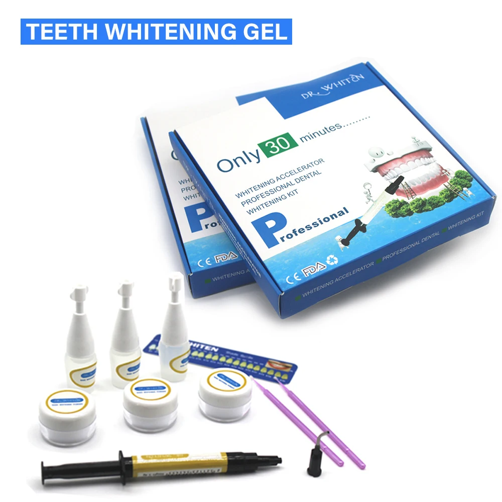 Professional Dental Teeth Whitening Set Tooth Whitener Gel Bleach White Dental System Use with Teeth whitening machine