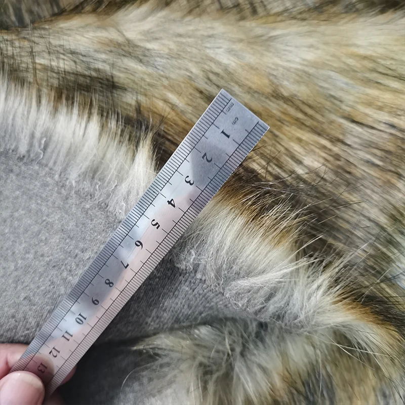 170cm Wide,Good,4-5cm Fur,Lion Faux Fur Fabric,Brown Soft Plush,Faux Wolf Fur Fabric,Sewing Material,Diy,Coat Collar Clothing