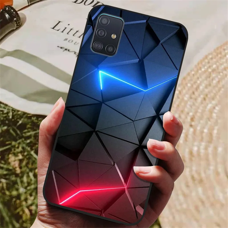 For Samsung Galaxy A31 A51 A71 Case Silicon Back Cover Phone Case For Samsung A51 A71 A31 A315 A515 A715 Soft Case bumper coque