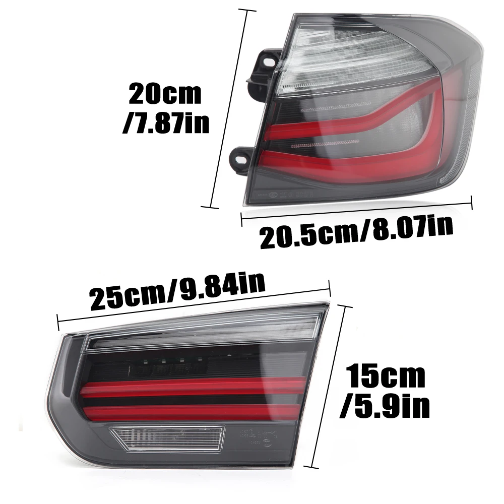 LED Rear Tail Light For BMW 3 Series F30 F35 F80 2014 2015 2016-19 Dynamic Turn Signal Brake Warning Reflector Lamp Car Assembly