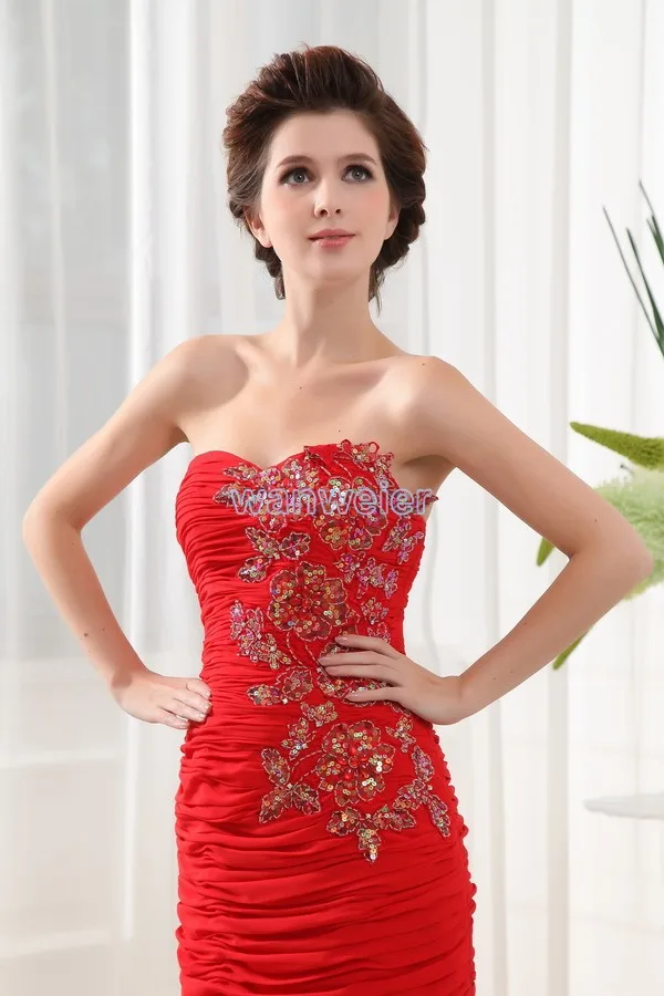 free shipping 2016 new design fashion brides maid dresses short red chiffon cheap dresses high quality Bridesmaid Dresses