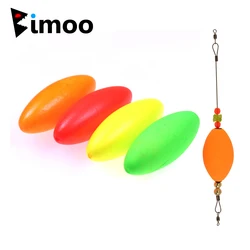 Bimoo 10pcs/lot Catfish Fishing Rig Float For Pompano Whitings Corvina Snappers Rigs Accessories Red Green Yellow Orange