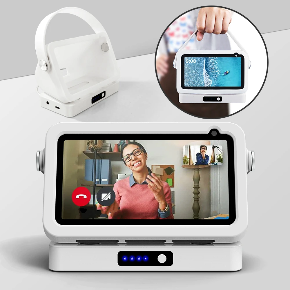 Batteria Liboer per Echo show 5 1st/2nd Alexa Smart Display Speaker caricabatterie portatile Echo show 5 base batteria