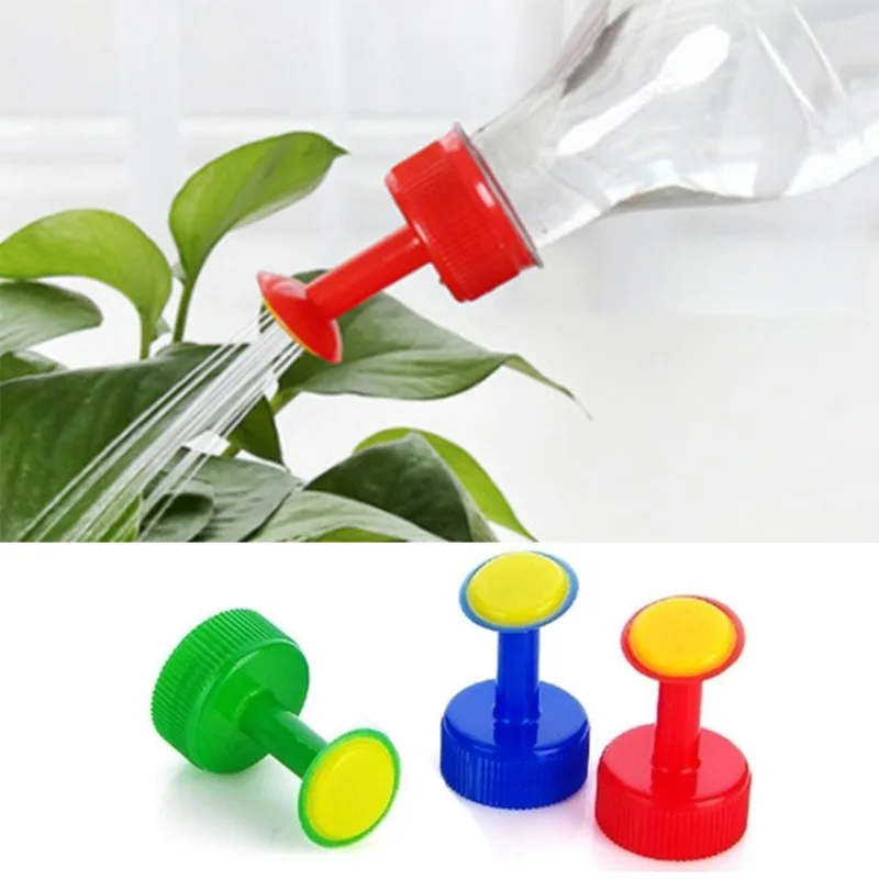 Gardening Plant Watering Attachment Spray-head Soft Drink Bottle Water Can Top Waterers Seedling Irrigation Equipment