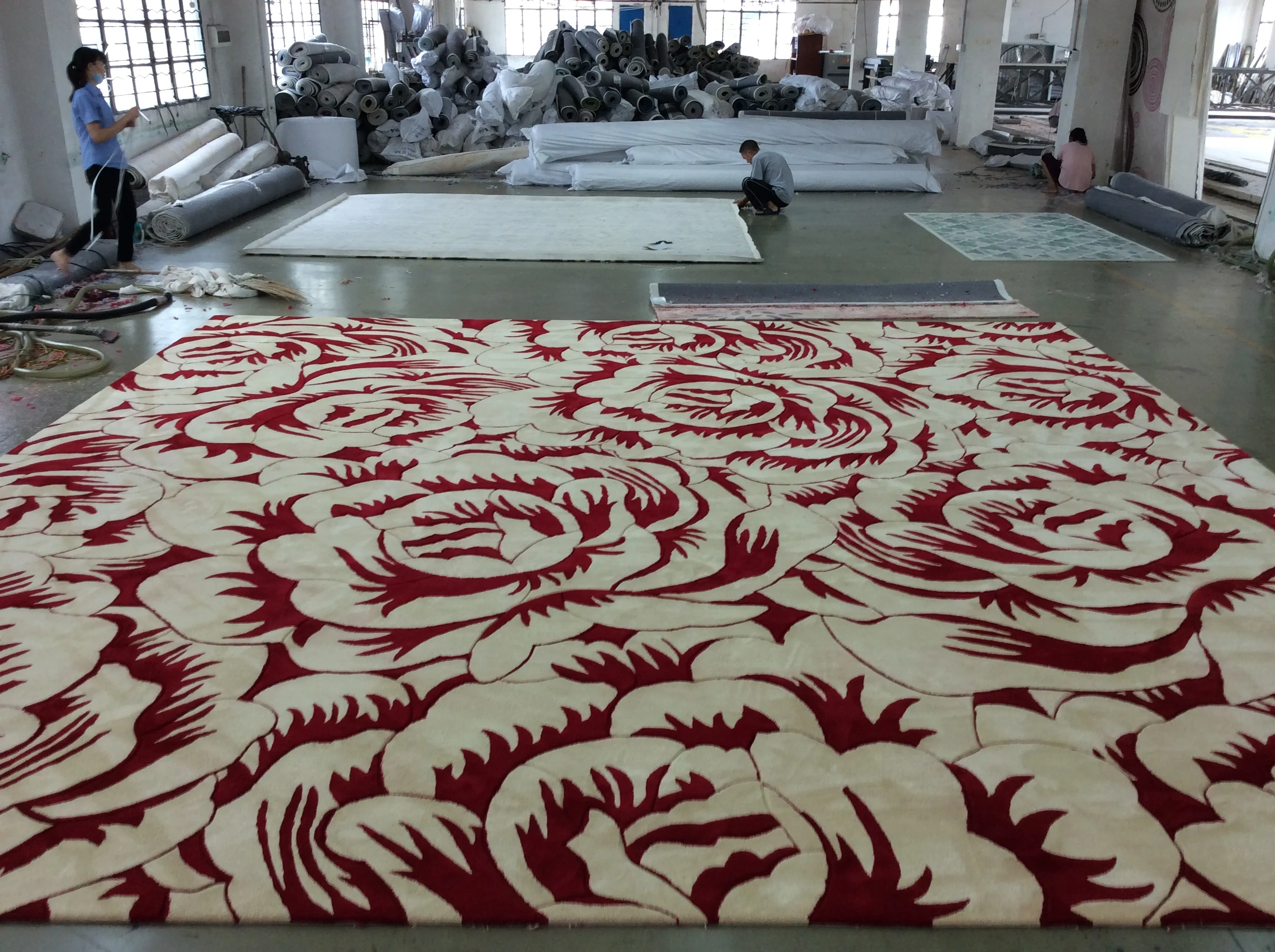 

Handtufted New Zealand Wool Flooring Carpet for Hotel Commercial Banquet Hall NW214