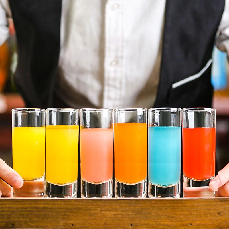 طقم من 4 كاسات صغيرة طويل القامة كوب صغير 70 مللي #5