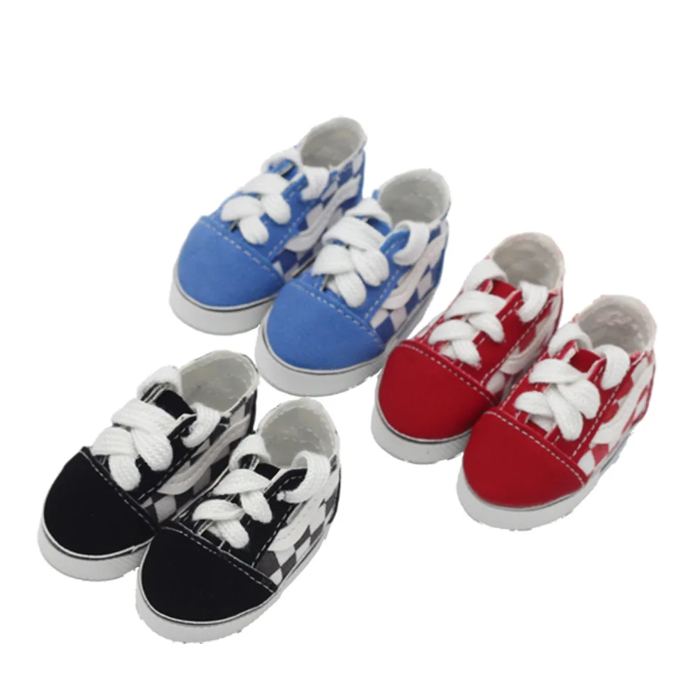 Doll Shoes 5.5cm Fashion Canvas Sneakers For Paola Reina Wellie Wishers 14 Inch EXO Star 20 cm Doll Clothes Accessories