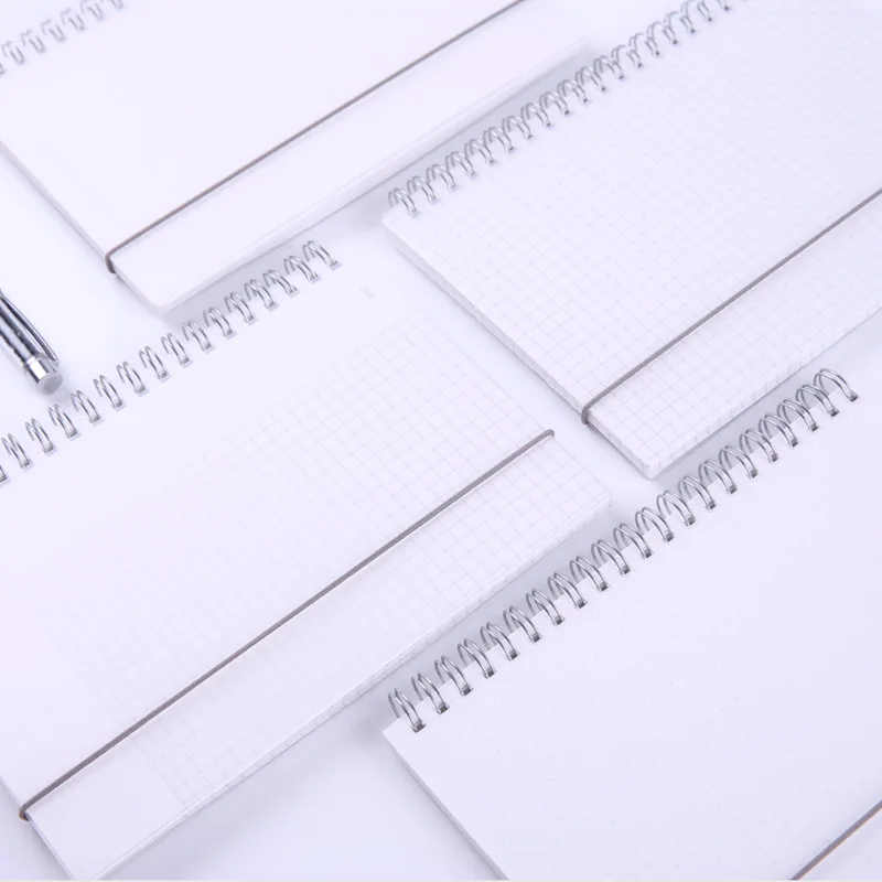 

Cheap pp frosted coil notebook A4 notebook B5 grid notebook A5 stationery coil grid Cornell horizontal line notebook