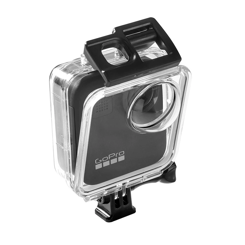Waterproof Case 45m Underwater Diving Protective shell With Buoyancy stick For Gopro max 360 Panoramic Camera Accessories