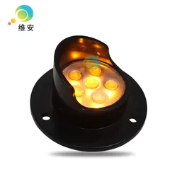 New design  DC12V 50mm diameter amber LED traffic light module arrow board parts LED cluster for promotion