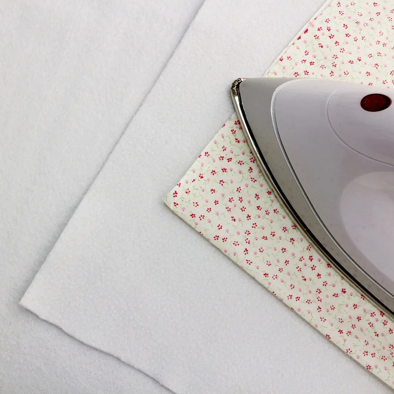 100CM szerokości popularne żelazko Interfacing tkaniny samoprzylepne Handmade DIY torba na ubrania Craft gruba podszewka akcesoria 180g/280g