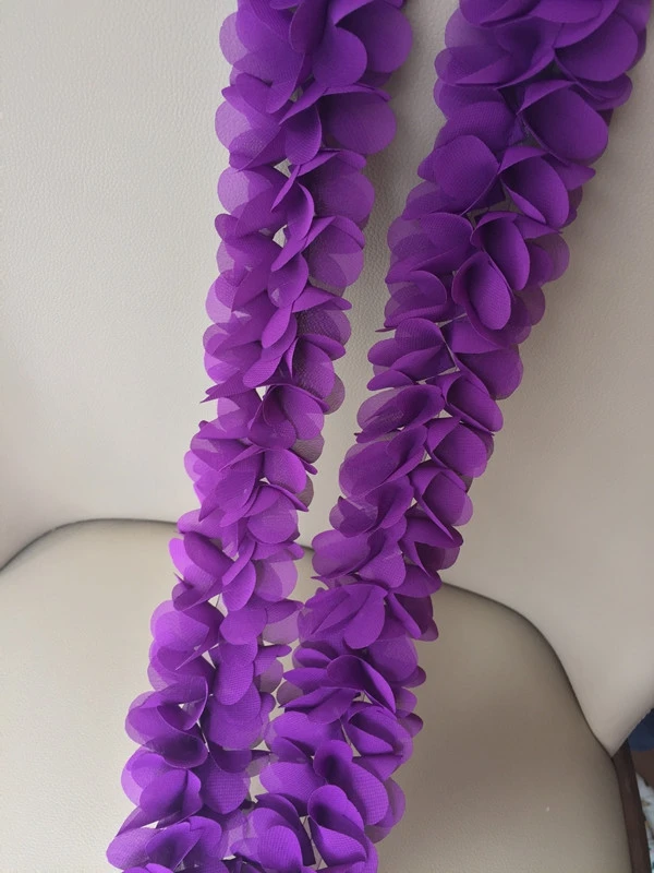 1meter High-quality yellow pink purple lace encryption high-quality chiffon clothing hair accessories shoes material accessories