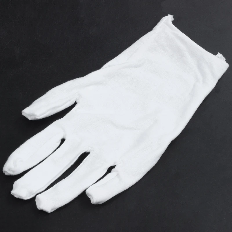 RISE-White Cotton Gloves Anti-static gloves Protective gloves for Housework Workers