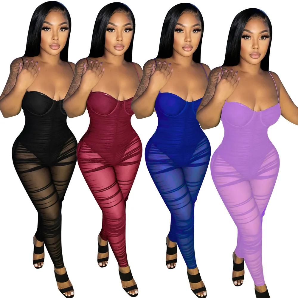 jumpsuit women club outfits for women birthday outfits  jumpsuits one piece outfit  female rompers  jumpsuit  overalls wholesale