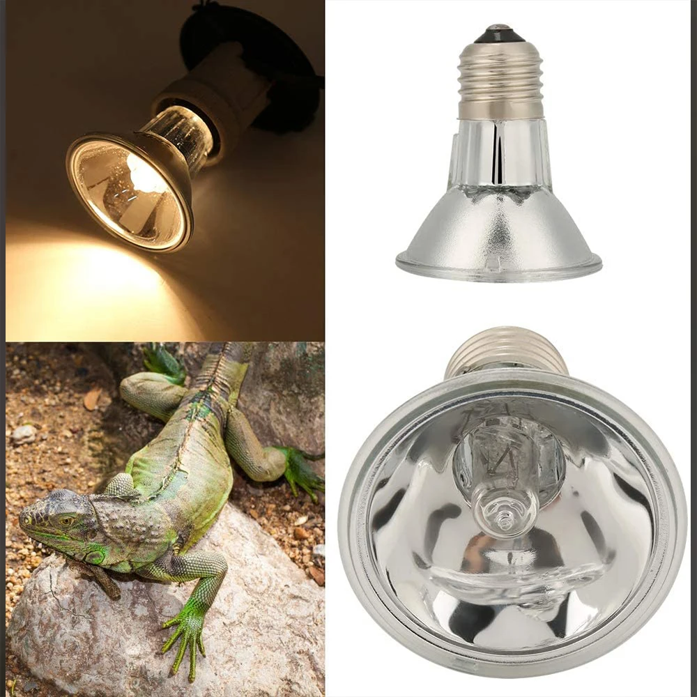 UVA+UVB Turtle Basking Lamp Reptile Heating Bulb Full Spectrum Promote Appetite Reptile Heating Light Full Spectrum Lamp d30