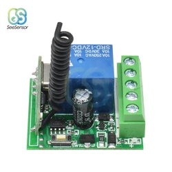 DC 12V 1 Channel 433MHz/315MHz Wireless Relay Module RF Remote Control Switch Oscillator Receiver Control Board