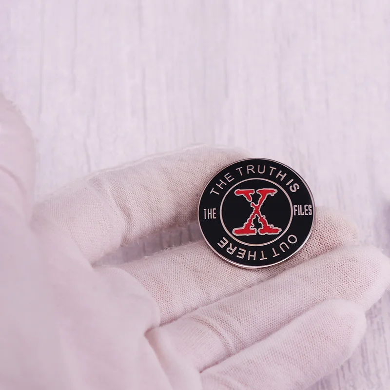 The Truth is Out There X files enamel pin badge