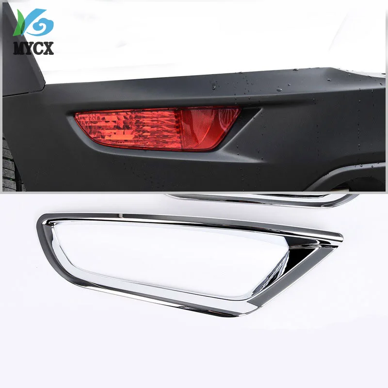 

Для Mazda CX-3 CX3 2016 2017 2018, хромированный задний отражатель, противотуманная фара, крышка противотуманной фары, накладка на бампер, молдинг, рамка, украшение