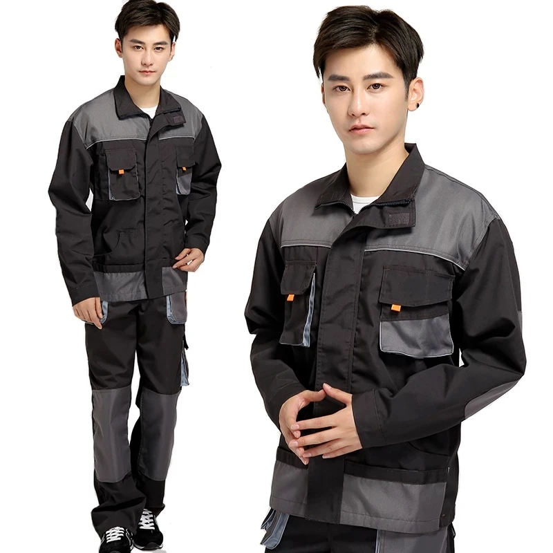 Men Bib Working Overalls Male Work Wear uniforms Fashion Tooling Overalls Worker Repairman Strap Jumpsuits Sleeveless Coverall