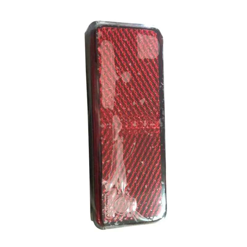 1pc ATV Rear Reflector For ATV Motorcycle Dirt Bike Scooter Quad Red Rectangle Reflective Plate