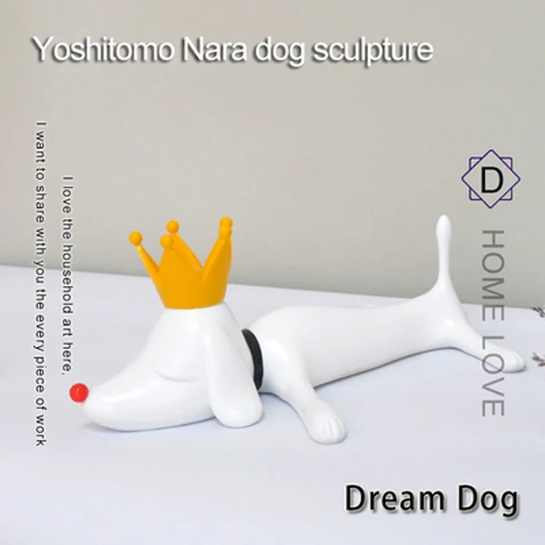 

Yoshitomo Nara Pup King Figures Dolsl Art Goods Japan new