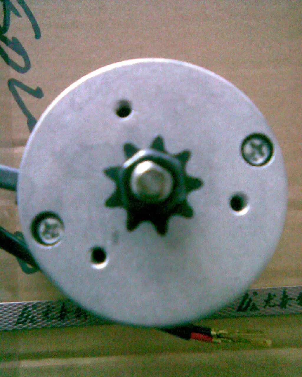 Motor de alta velocidad para patinete eléctrico, dispositivo de imán permanente, cepillado, CC, MY6812-100W24V