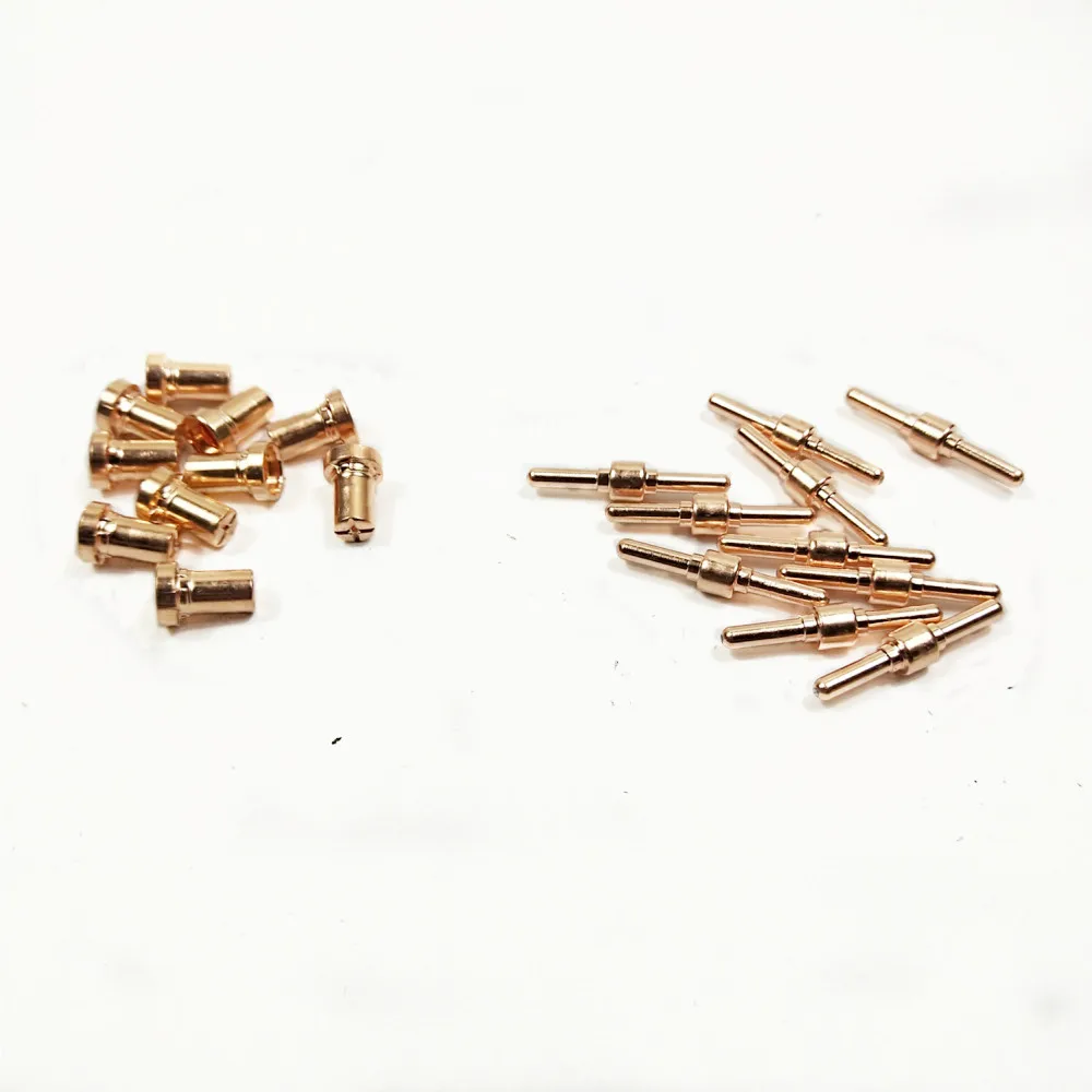 Torche de découpe Plasma 40 pièces, consommables, Kit de découpe Plasma Long 40A PT31 pointe de torche Plasma, buse d'électrode
