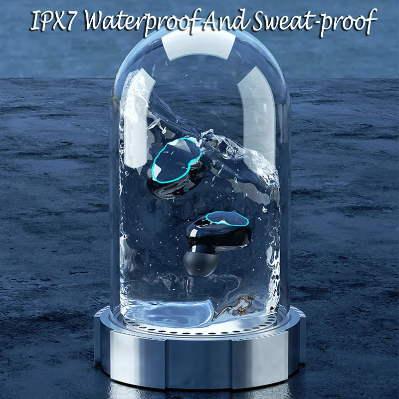 블루투스 무선 헤드폰, TWS 이어폰, 마이크 포함, 인이어 헤드셋, 게이머 이어폰, 보조배터리 핸드프리