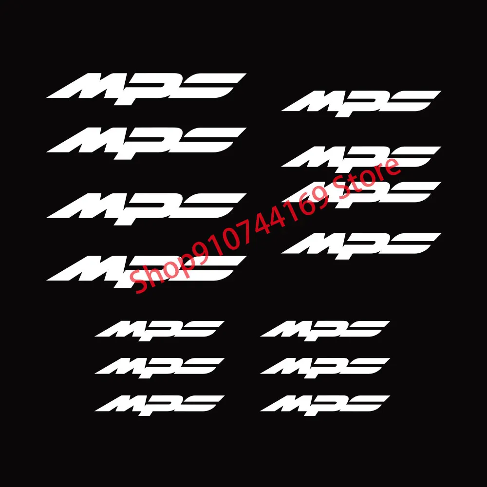 For Mazda mps HI-TEMP PREMIUM BRAKE CALIPER  decals stickers Rear View Mirror window car door sticker cast vinyl