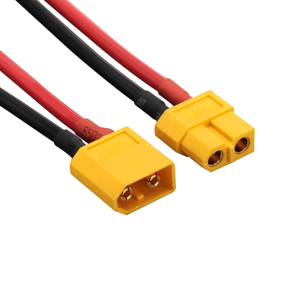 Câble connecteur mâle et femelle pour batterie, 14 AWG count60, 1 paire