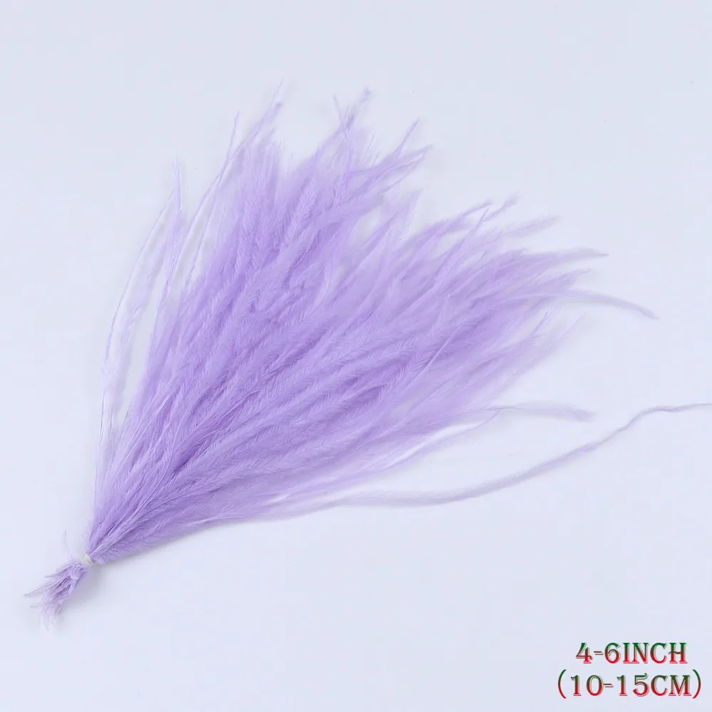 100 قطعة/الوحدة ريش النعام 10-15 سنتيمتر ريشة الحرفية النعامة الطبيعية لملابس الزفاف الخياطة أعمدة الديكور عيد الميلاد