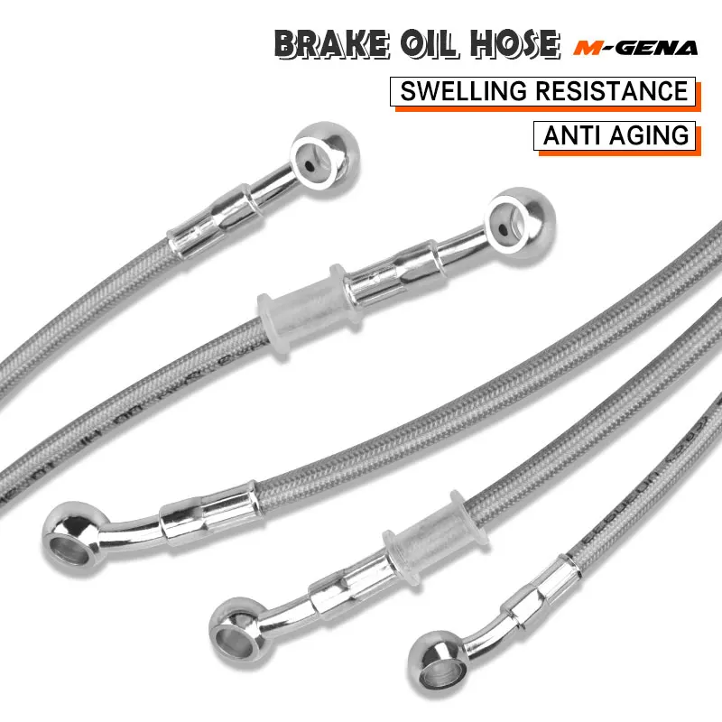 400 To 2400mm Hydraulic Brake Hose DOT oil Pipe Line Braided Cable 10mm Banjo For Suzuki Kawasaki Yamaha Honda ATV