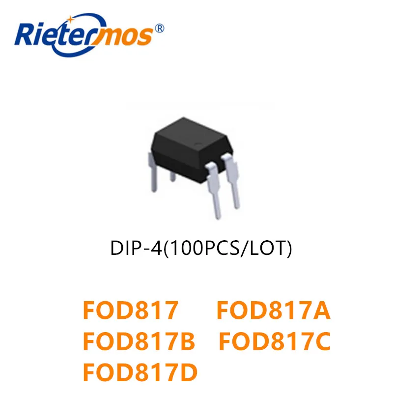 

100 шт. DIP4 FOD817 FOD817A FOD817B FOD817C FOD817D