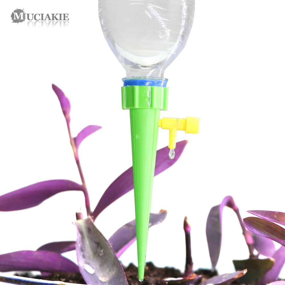 

MUCIAKIE 30PCS Bonsai Drop Watering Drippers Potted Balcony Home Micro Irrigation Bottle Drip Irrigation Device Adjustable Valve