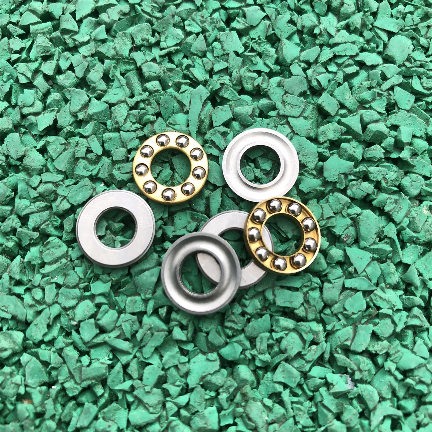 50pcs/100pcs F6-12M Axial metal Ball Thrust Bearings 6x12x4.5 mm miniature Plane thrust ball bearing 6*12*4.5