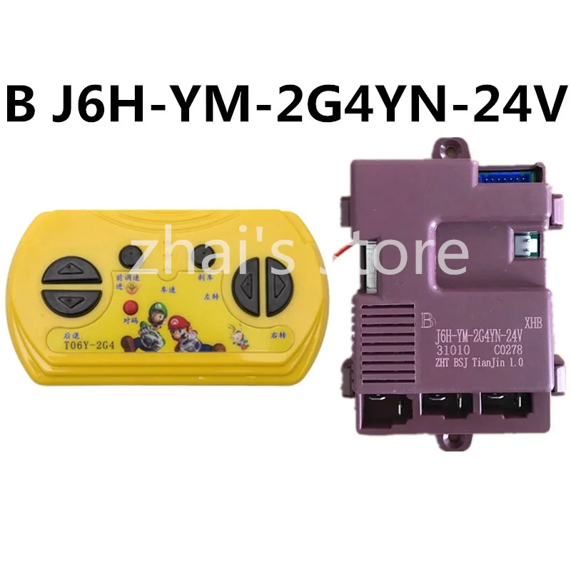 B-J6N-2G4YN 24v crianças carro de brinquedo elétrico de controle remoto bluetooth reveiver, transmissor 2.4g