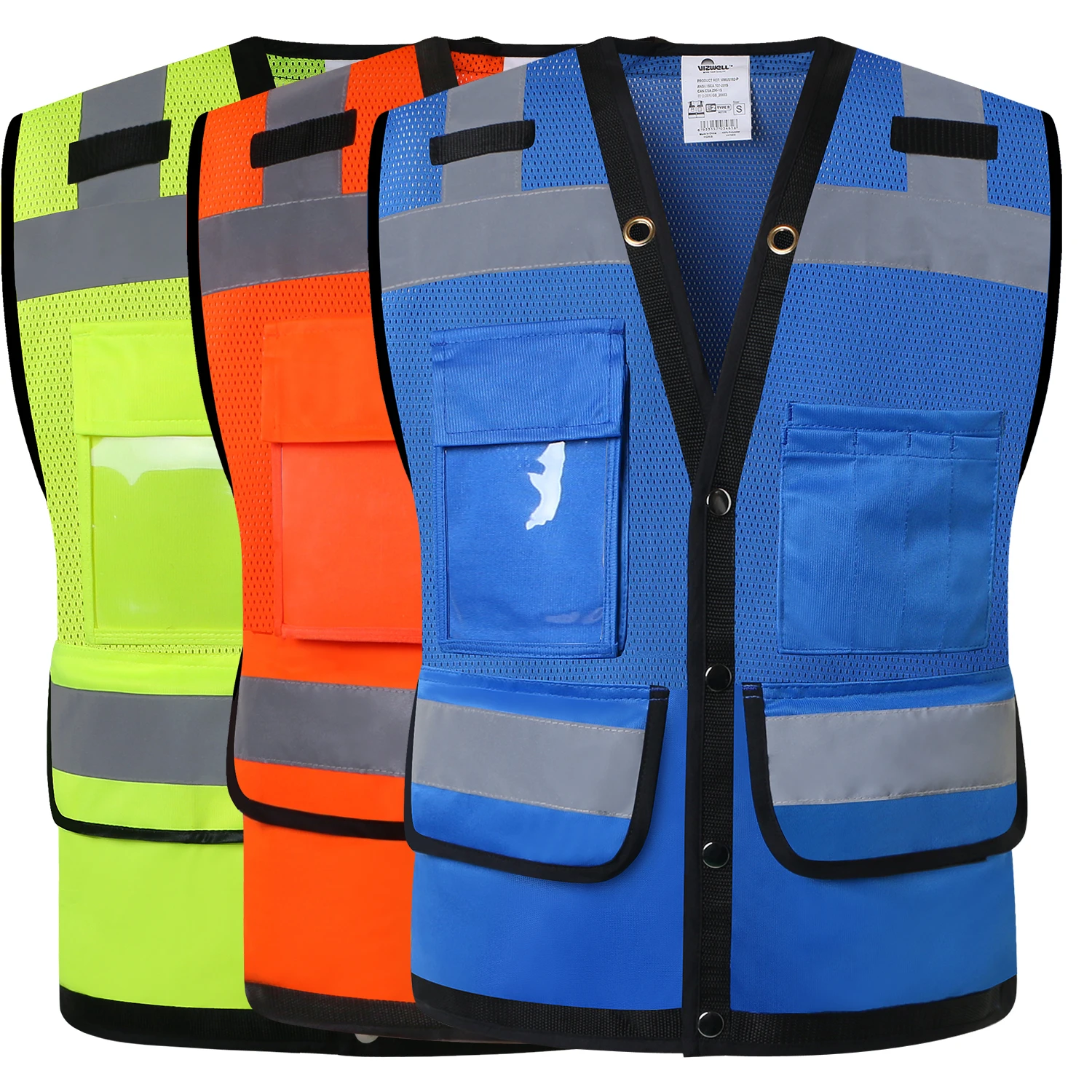 

Quality Hi Vis Mesh Safety Vest Reflective Surveryor Safety vest High visibility work wear