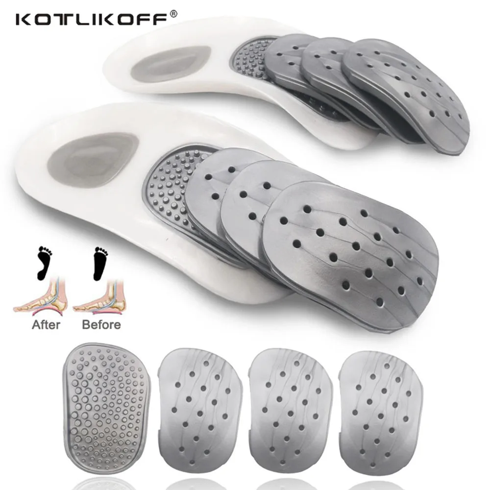 Coussinets pour pieds plats, orthèses Cubitus Varus Orth4WD, l'offre elles intérieures, soins des pieds, soutien de la voûte plantaire, coussin de massage