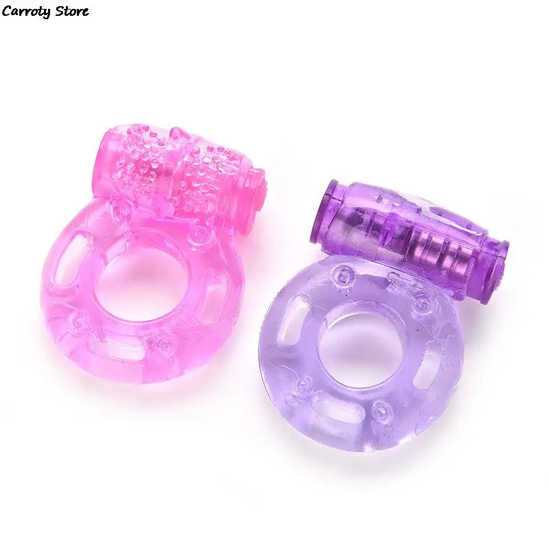 New Stretchy Butterfly Ring Silicon Vibrating Cock Ring Penis Rings Adult Sex Toys For Man Woman Relaxation Elastic Delay Ring