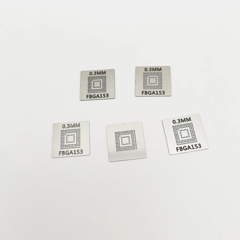 BGA 153 169 EMMC Direct Heating Stencil Font IC Chip Reballing Tin Stencils 5G5A 5D1L 5D1K  Repair Tools