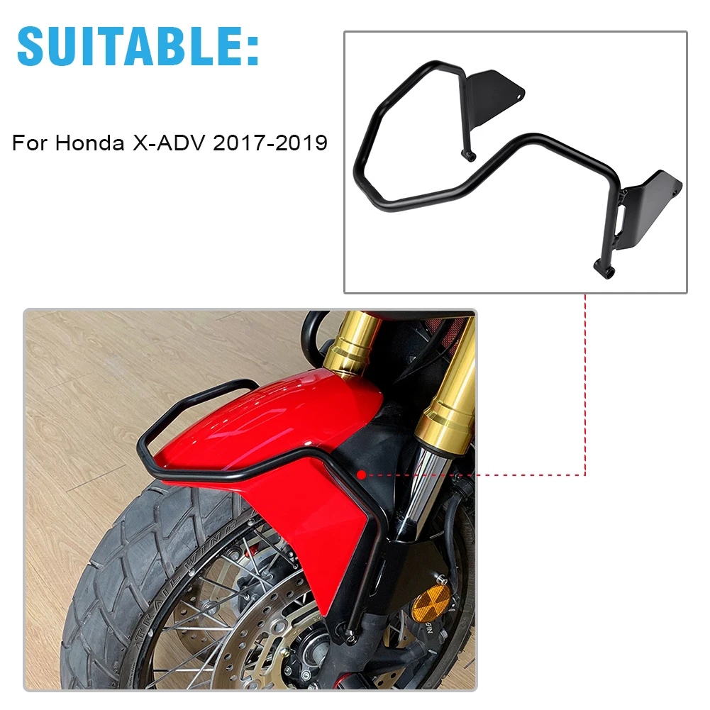 for Honda XADV 750 Front Wheel Mudguard Fender Upper Crash Bar Crashproof Guard Protector for X-ADV 750 XADV750 2017-2022