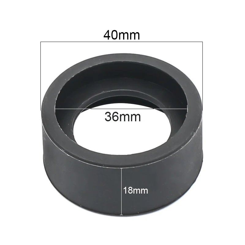 Um par de copos para os olhos, tampas de borracha dobráveis para 34-38mm, microscópio, ocular, telescópio, diâmetro interno 36 mm, acessório