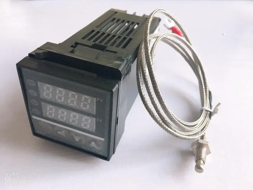 

REX-C100 PID Digital Temperature Control REX-C100FK02-M*EN Relay output / REX-C100FK02-V*EN SSR output with 1M thermocouple K