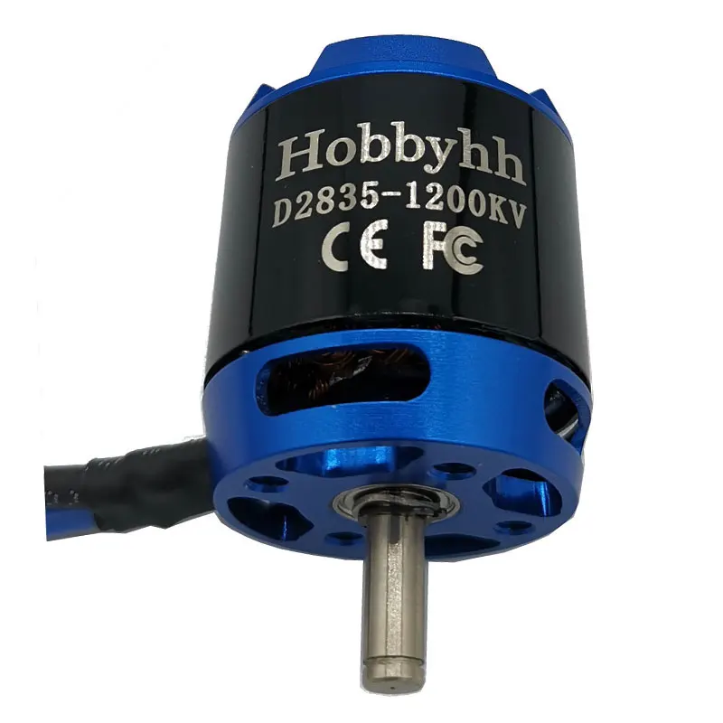 Hobbyhh 2835 (2216) 1200kv Brushless Motor Power 295w Suitable for RC Aircraft and UAV With 3.5mm banana head